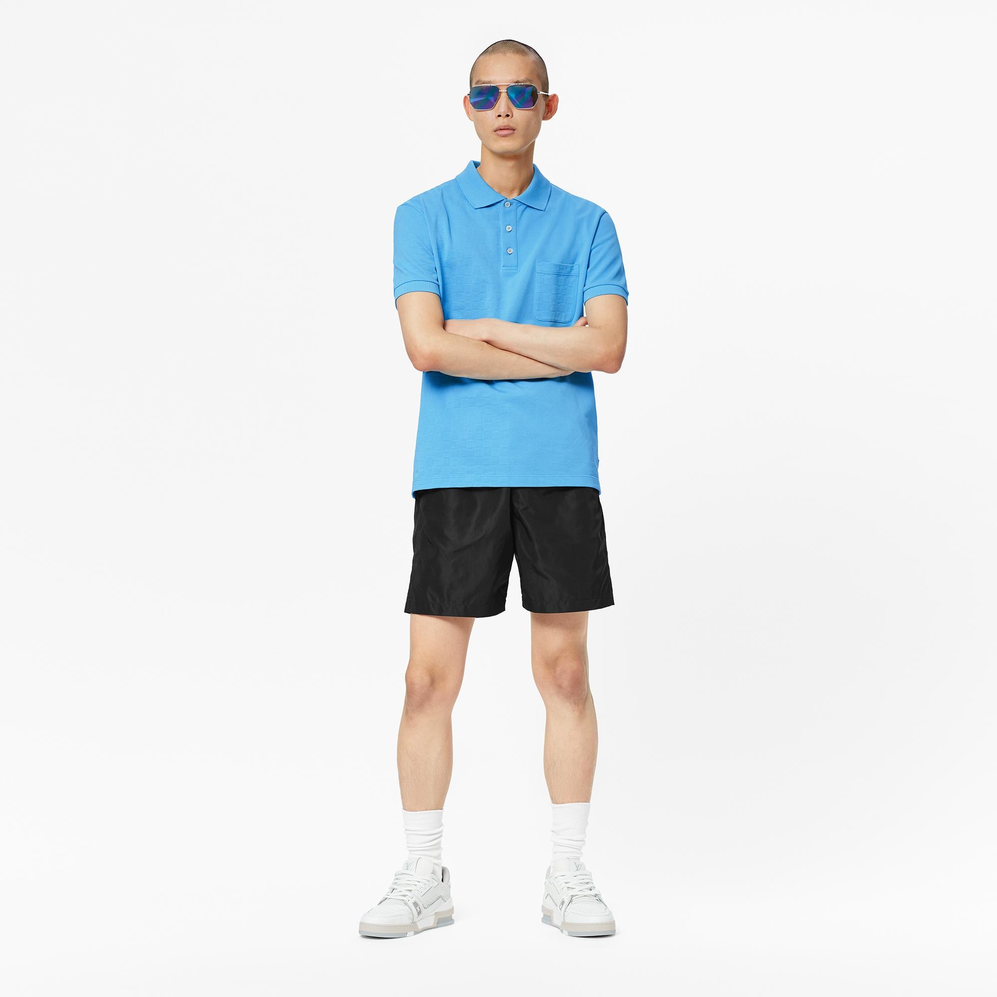 Half Damier Pocket Polo - 4