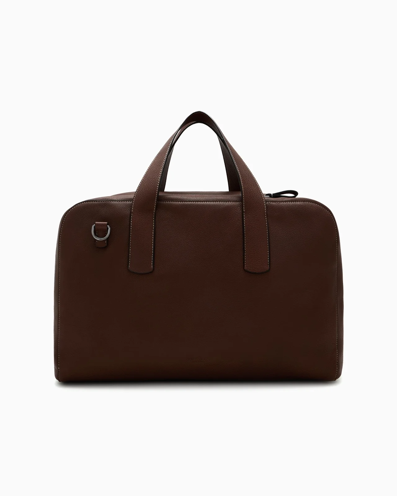 PEBBLED LEATHER DUFFEL BAG - 1