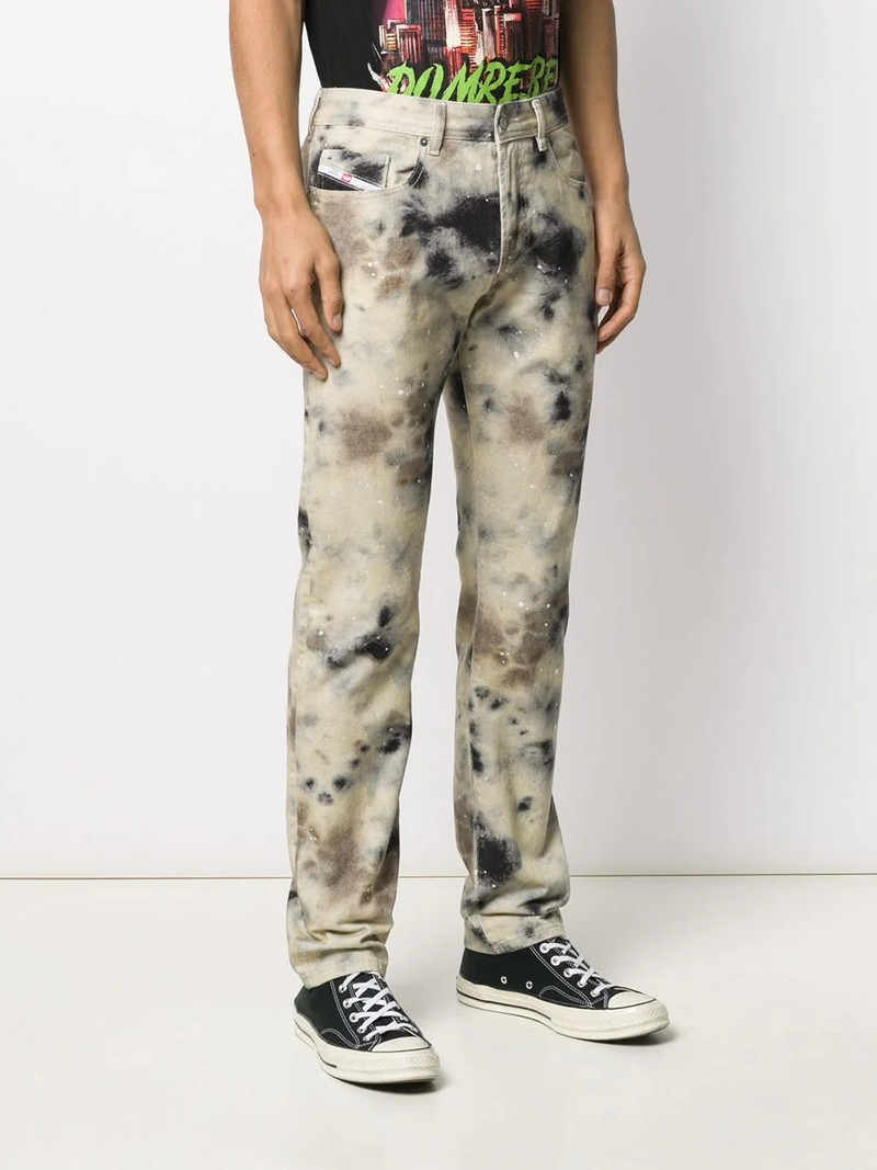 mouldy-effect slim-fit jeans 3