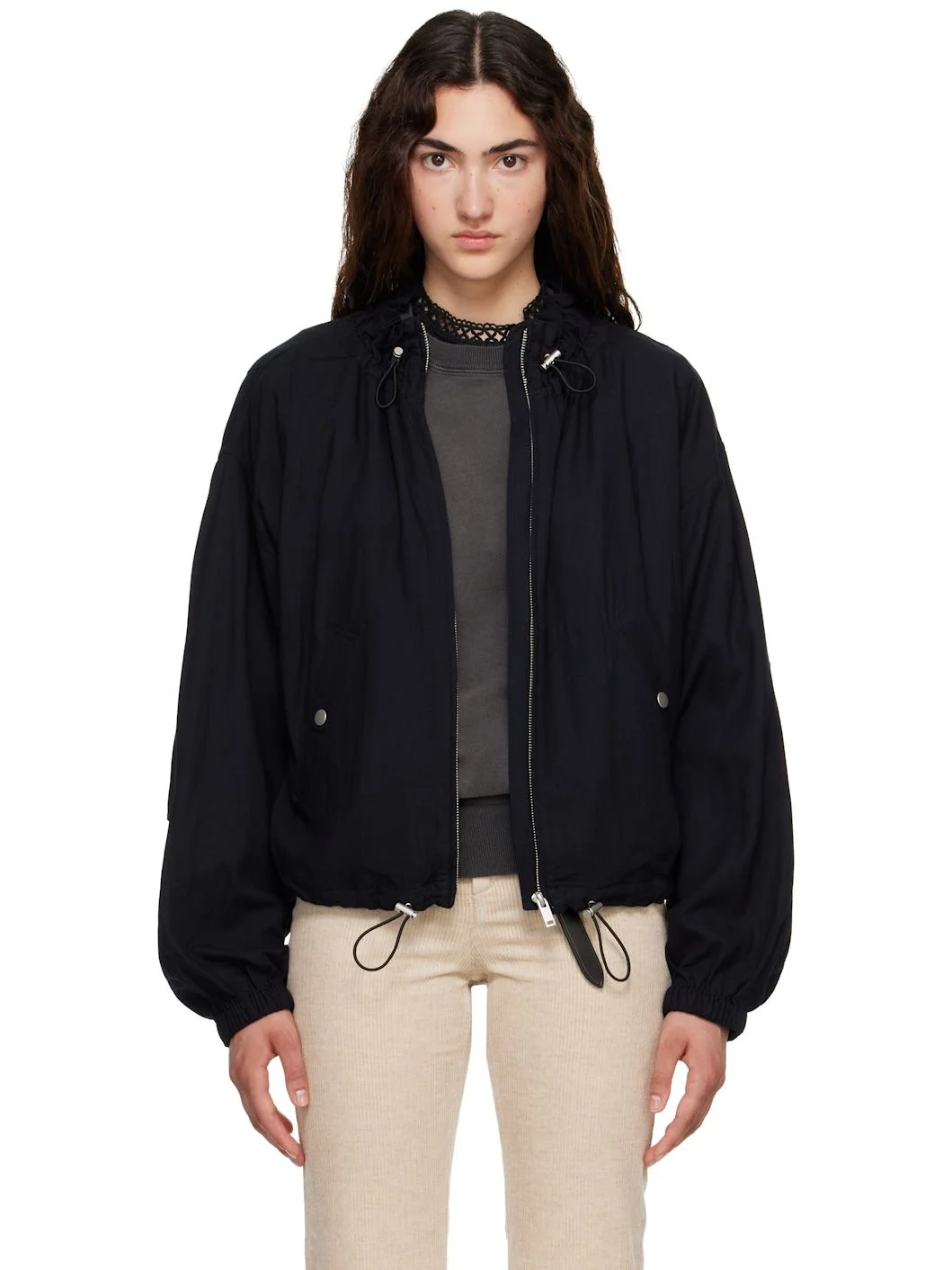 Black Plume Jacket - 1