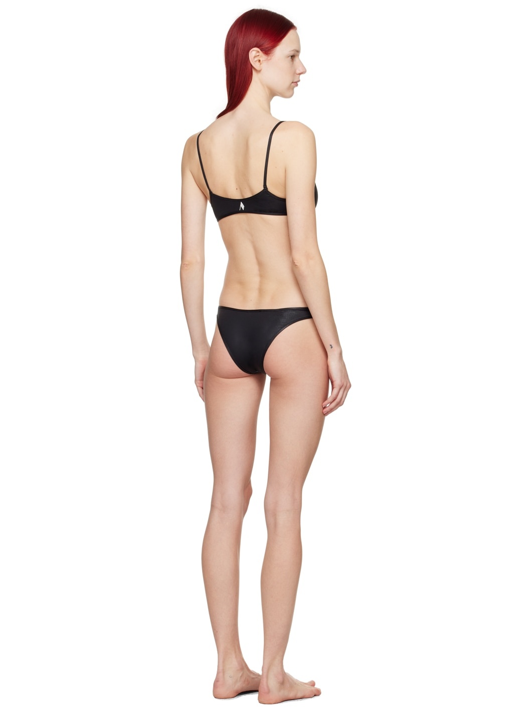 Black Scoop Neck Bikini - 3