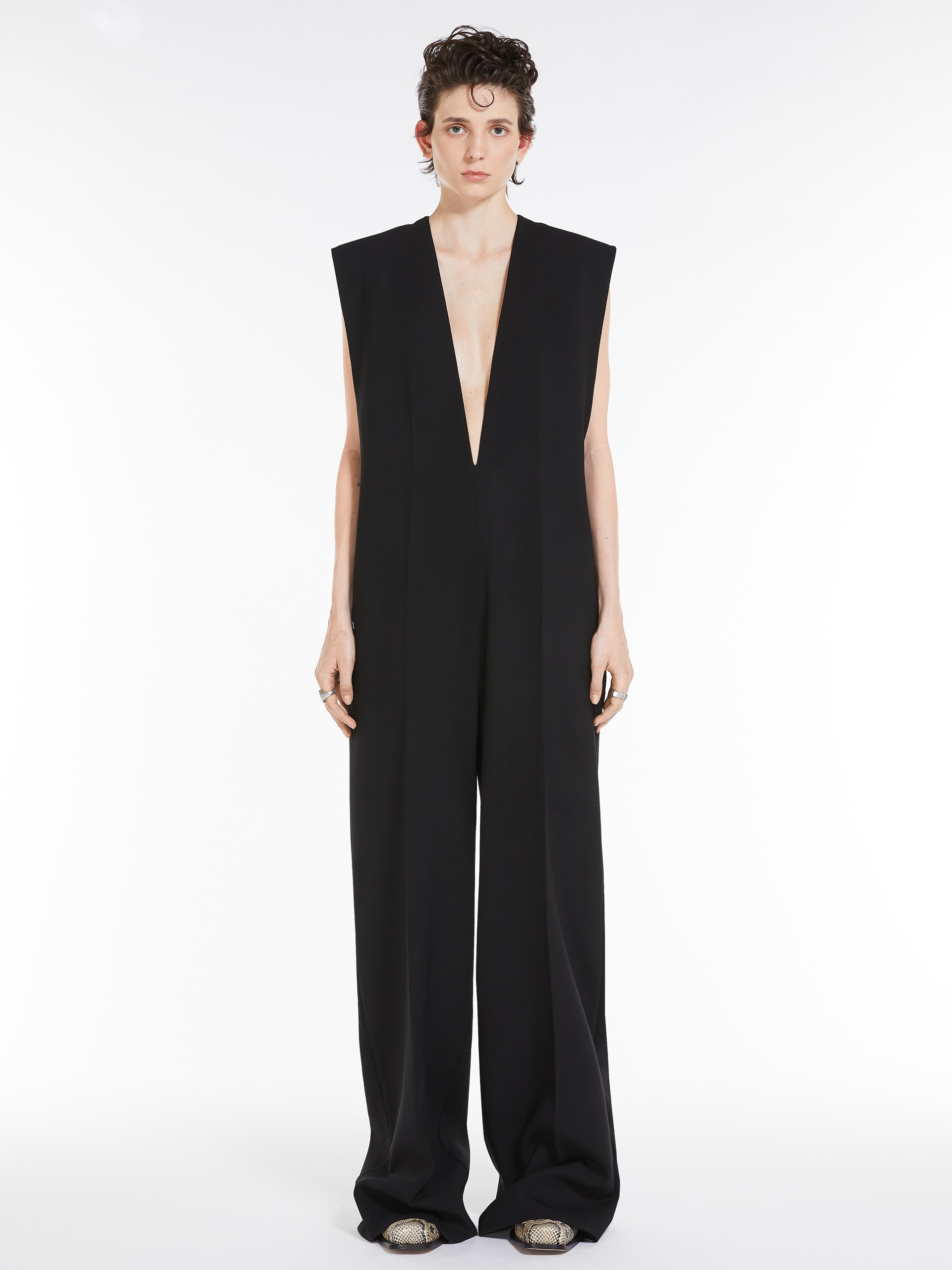 COLIBRI Sleeveless stretch wool jumpsuit - 3