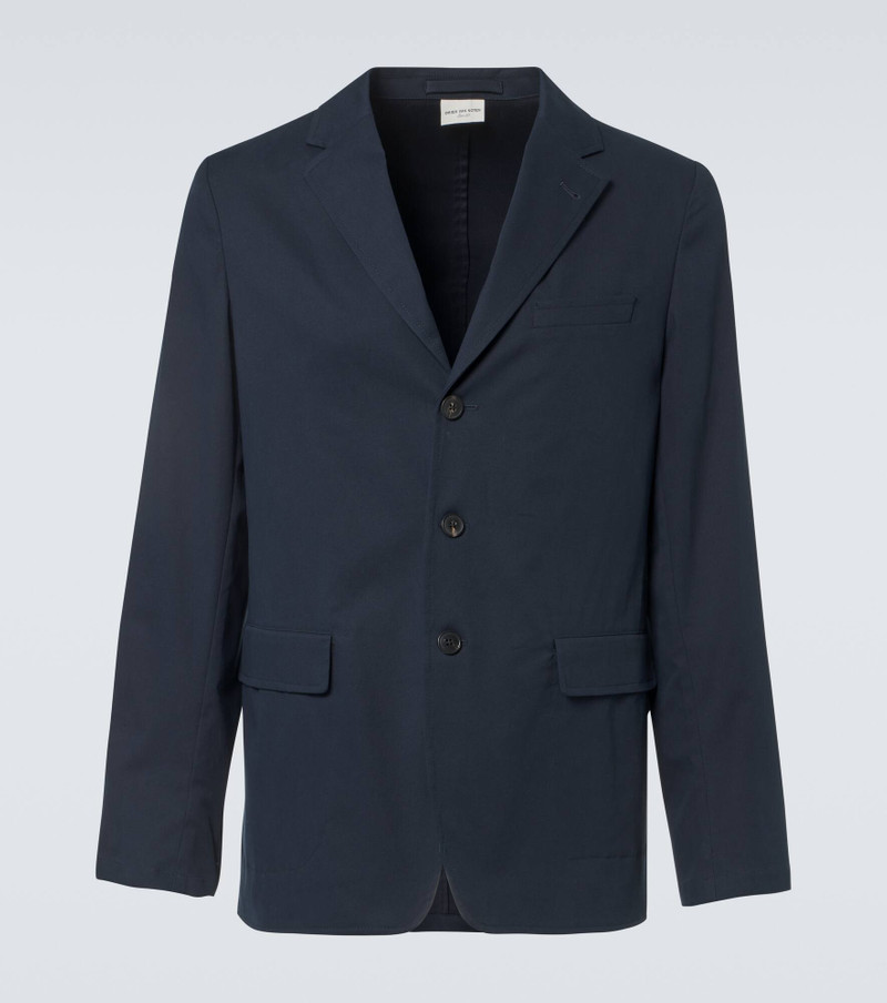 Cotton-blend blazer - 1