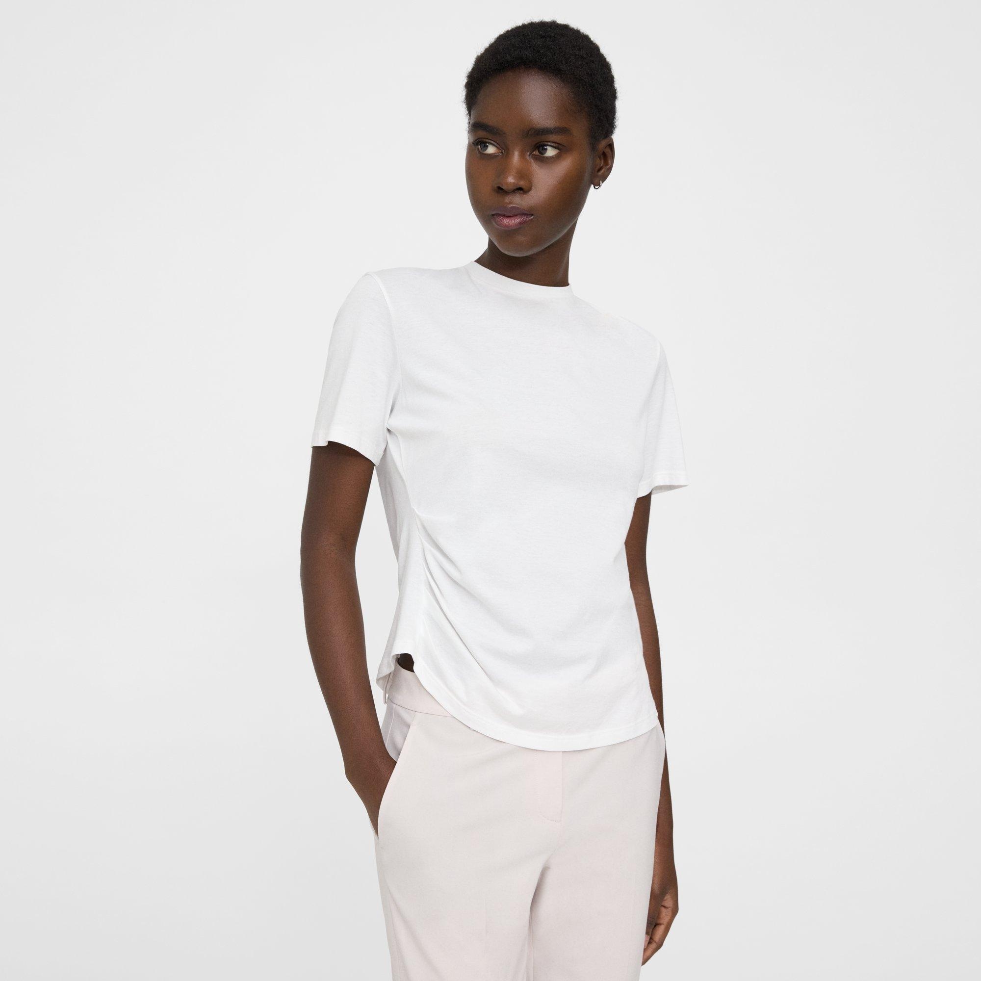 Draped Tee in Organic Cotton - 2