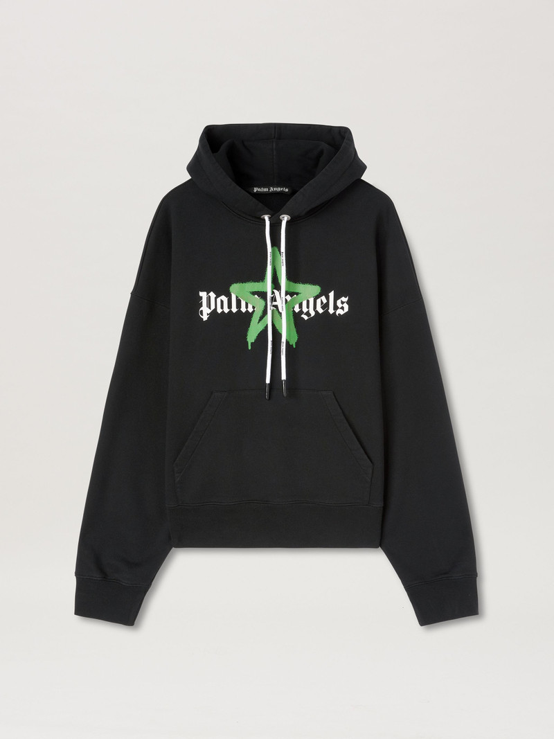 Star Sprayed Hoodie - 1