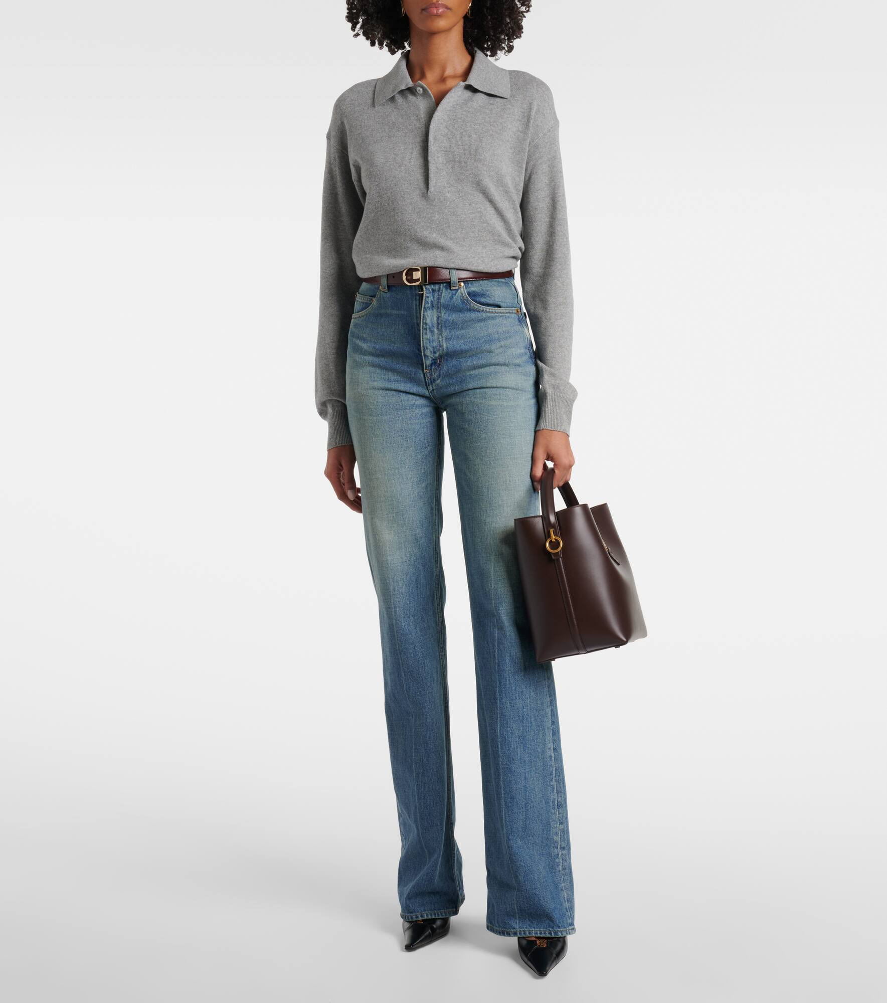 Wool polo sweater - 2
