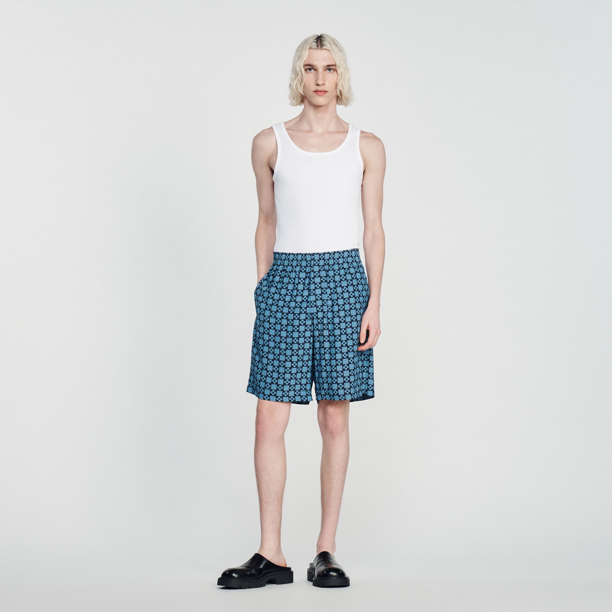 Square Cross printed shorts - 3
