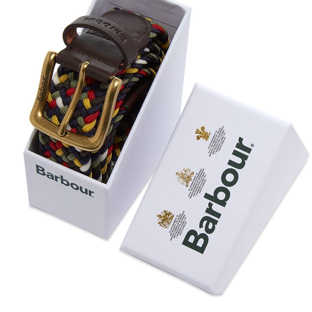 Barbour Tartan Coloured Stretch Belt Gift Box - 3