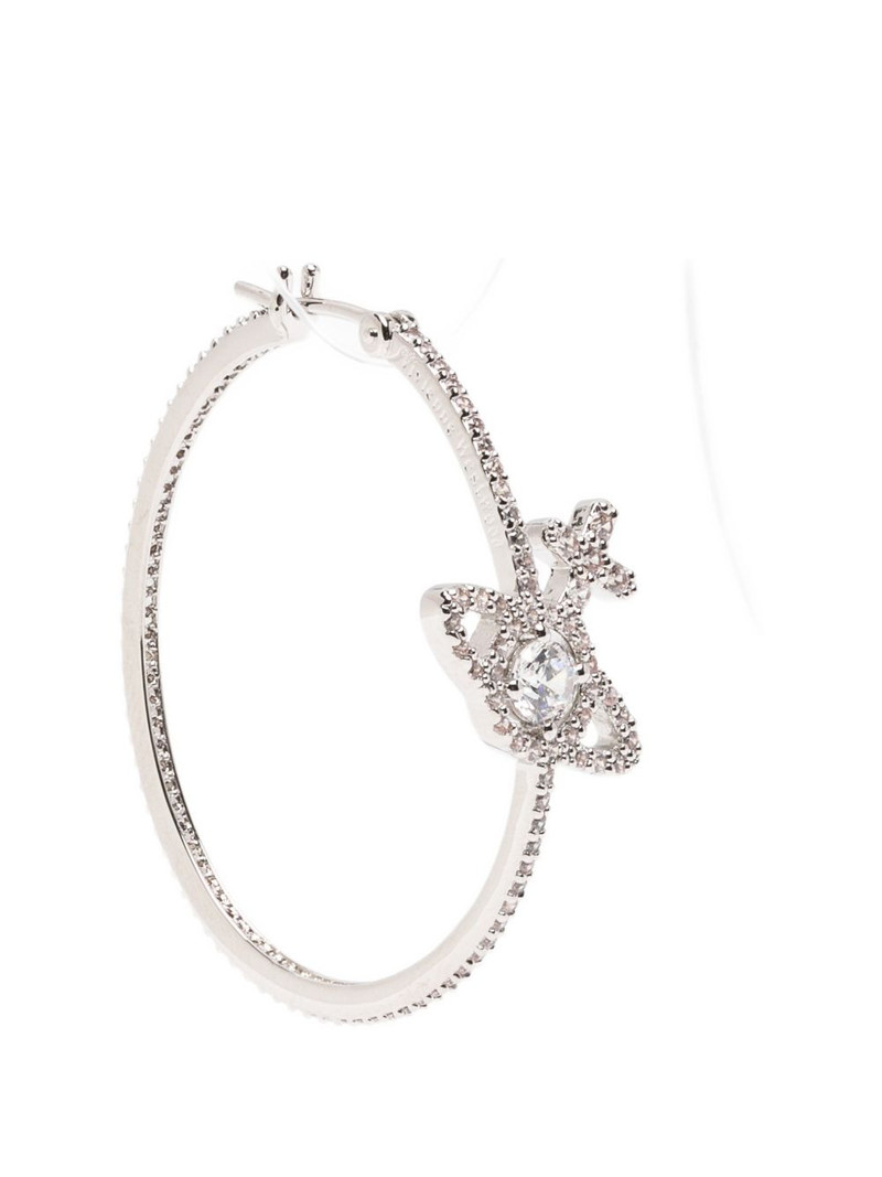 Orb hoop earrings 1