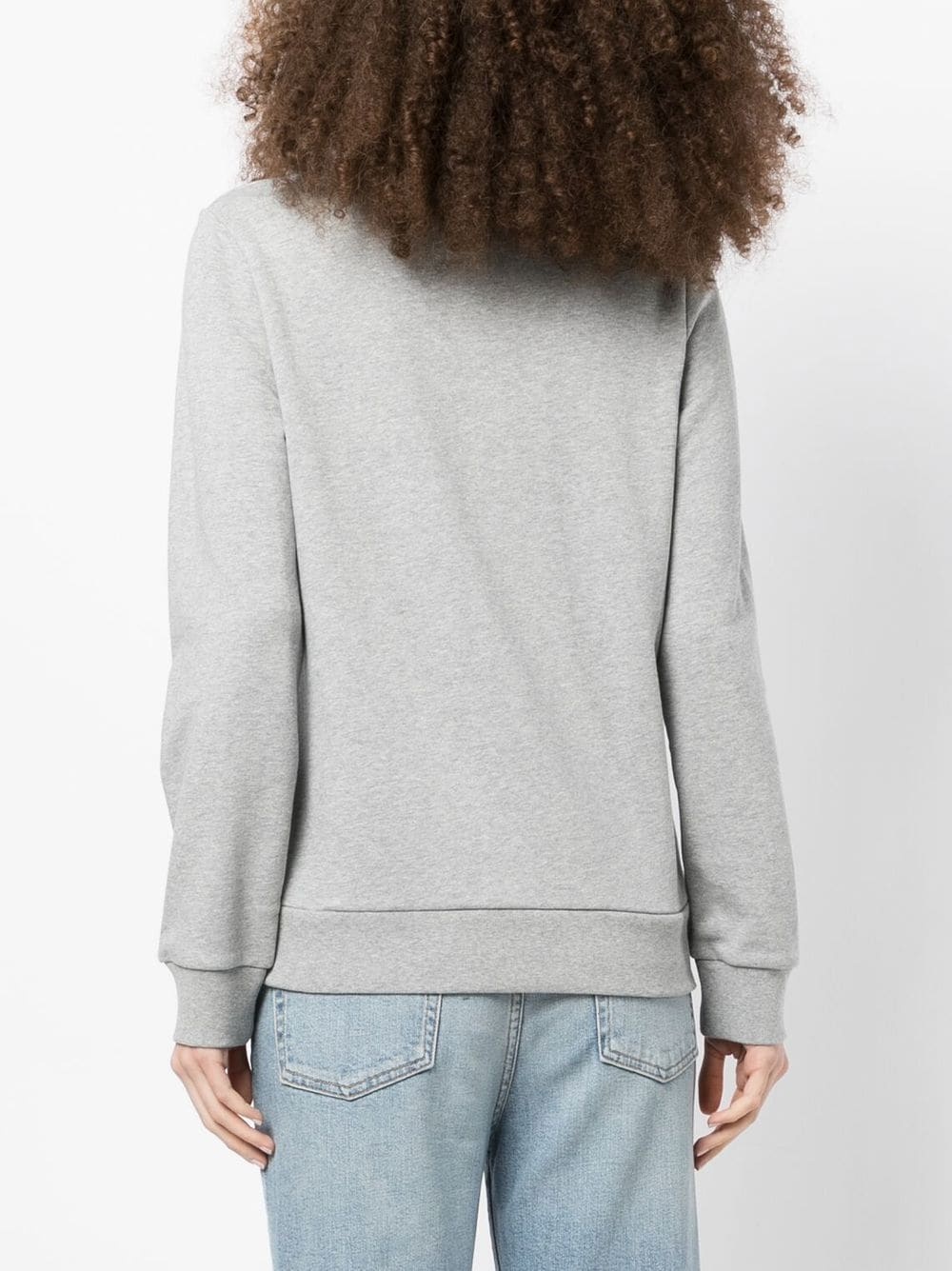 logo-print cotton sweatshirt - 4