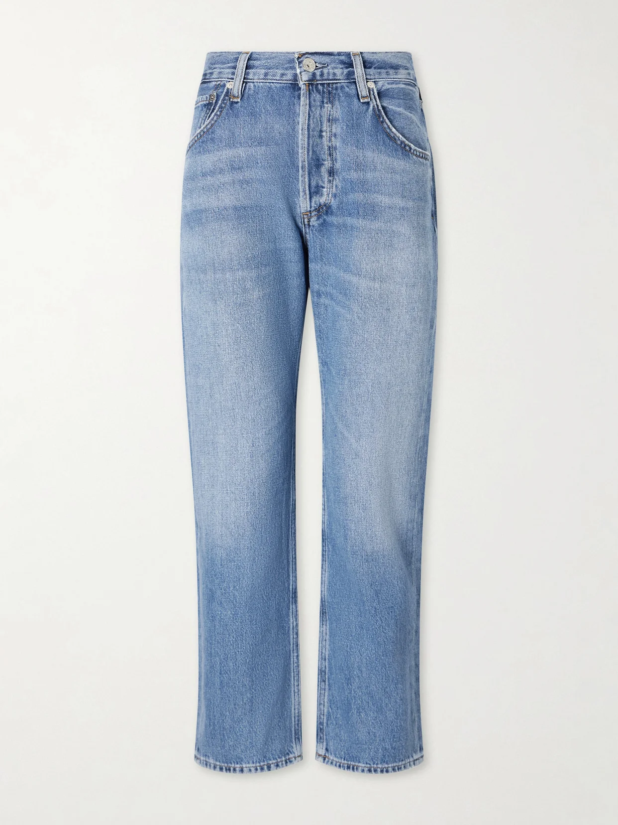 Winslow Mid-rise Straight-leg Boyfriend Jeans - 1