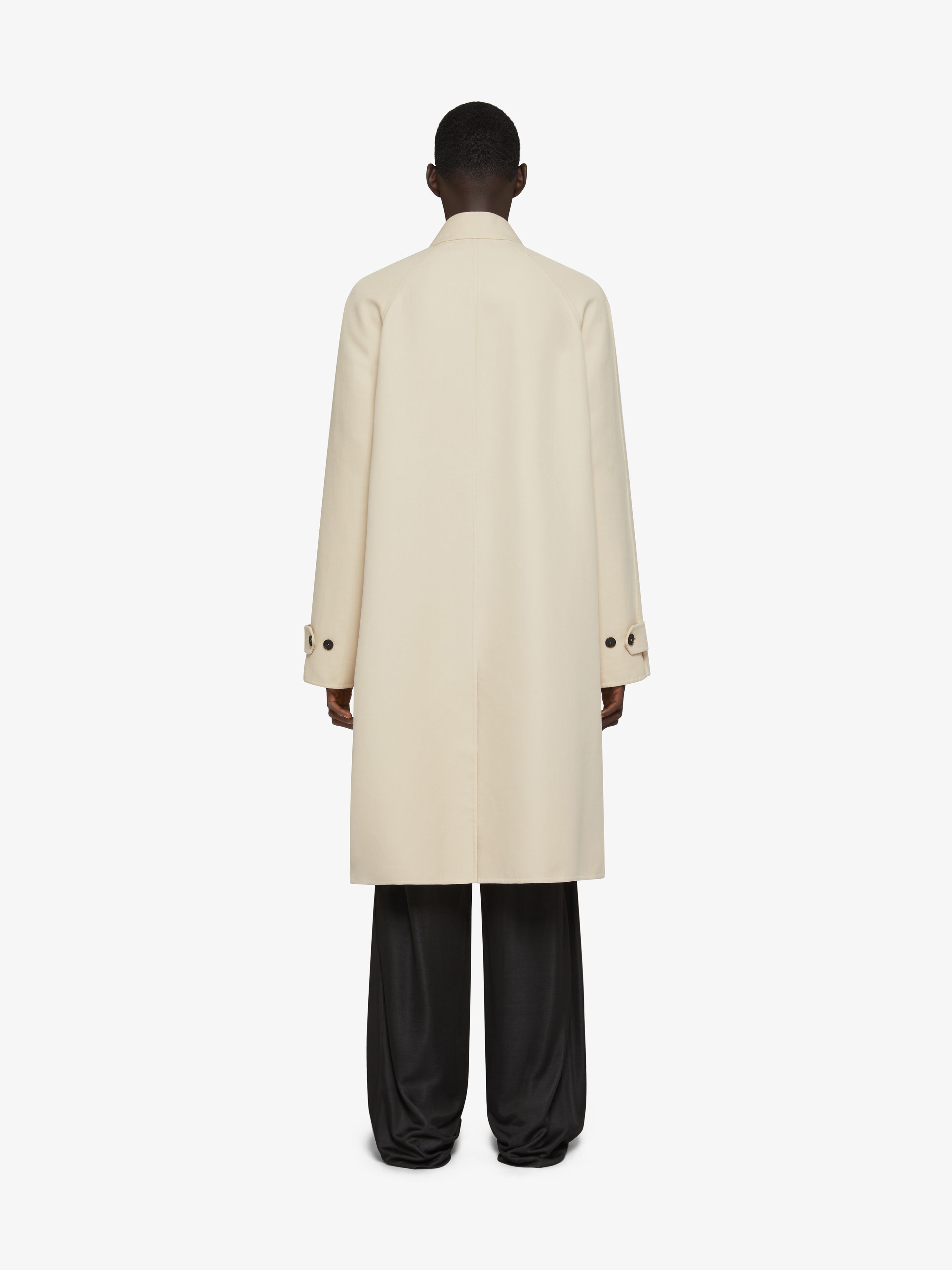 TRENCH-COAT IN COTTON CANVAS - 4