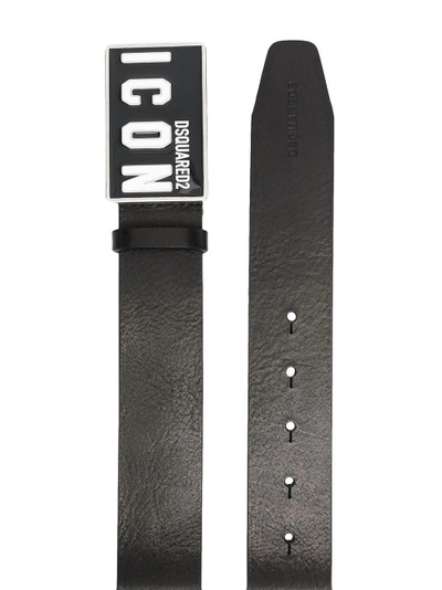 DSQUARED2 Icon-buckle leather belt outlook