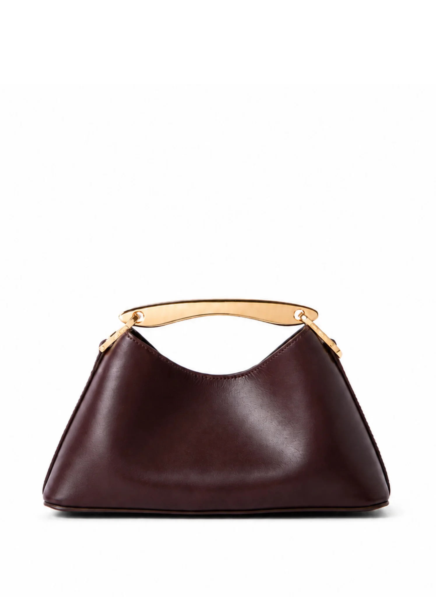 Mini Boomerang Leather Wine - 1
