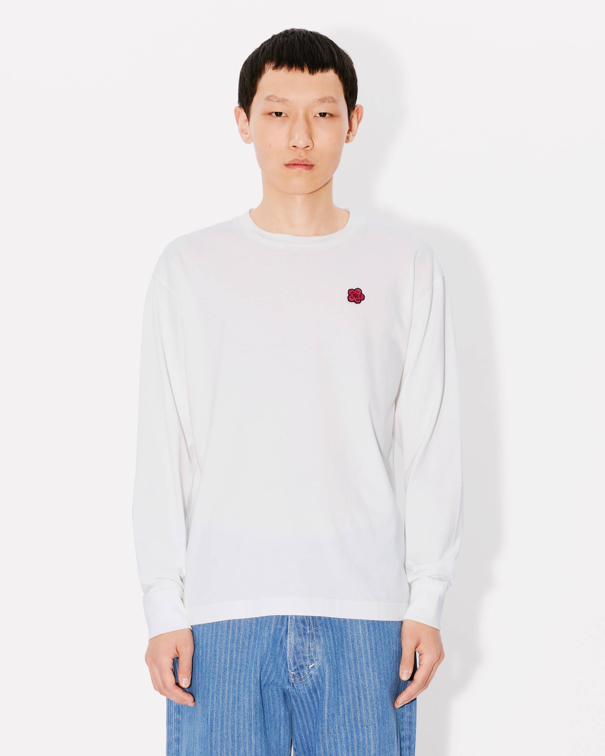 'Boke Flower' embroidered long sleeve T-shirt - 3