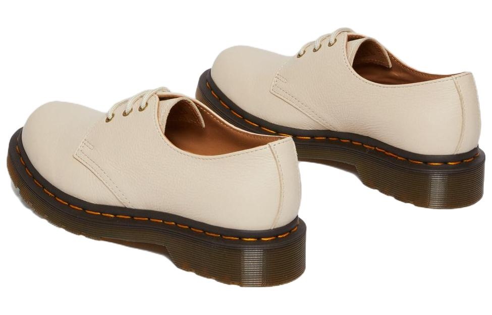 (WMNS) Dr. Martens 1461 Virginia Leather Oxford Shoes 'Parchment Beige' 24256292 - 3