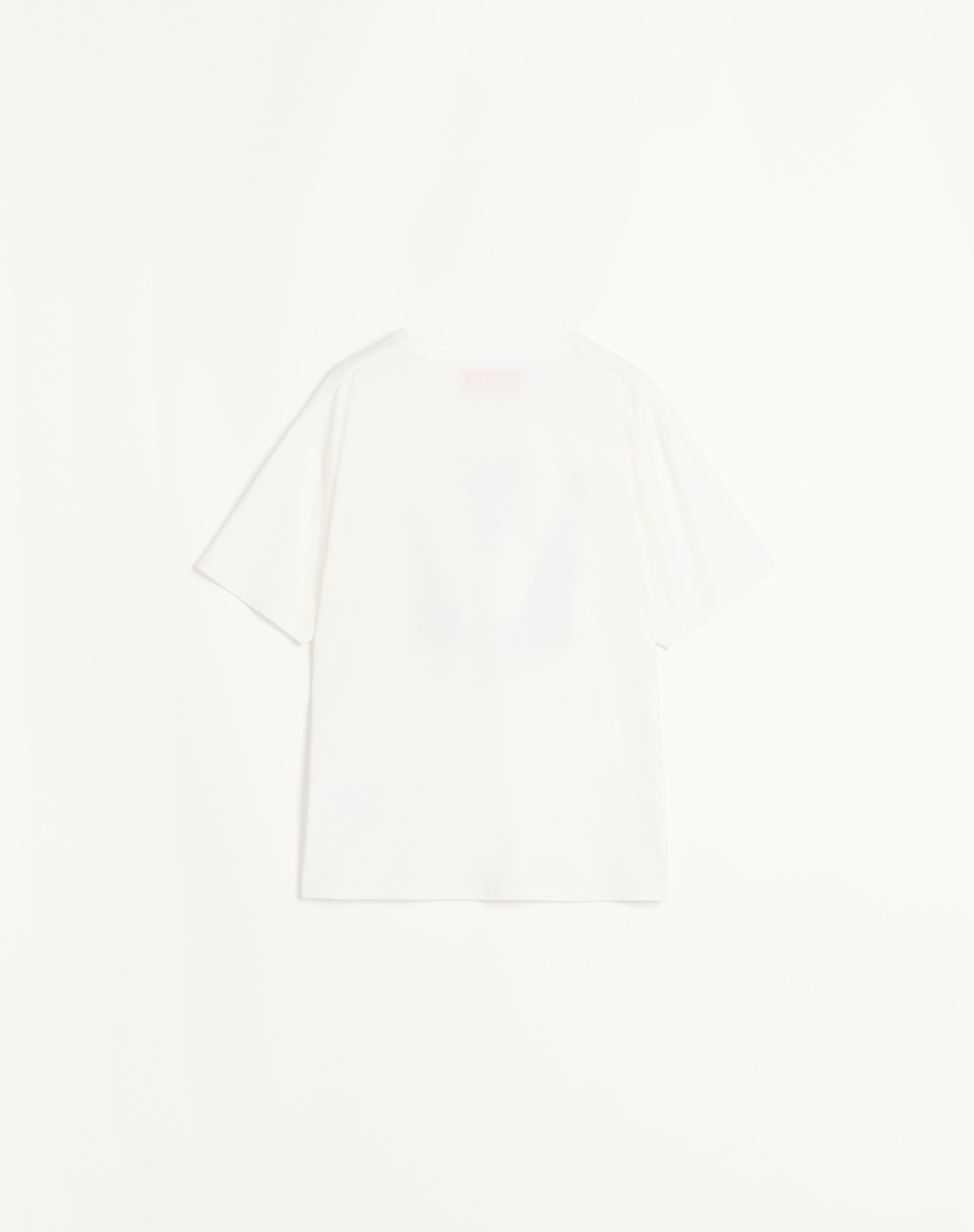 JERSEY COTTON T-SHIRT WITH CHEZ VALENTINO PRINT - 2
