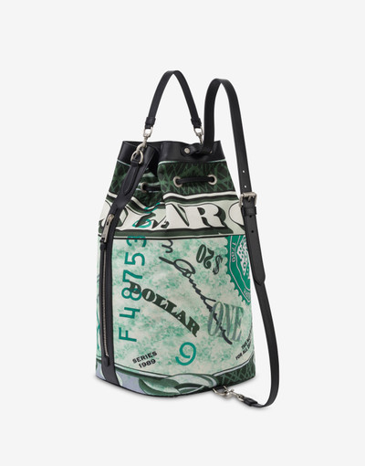 Moschino DOLLAR PRINT GYM BAG outlook