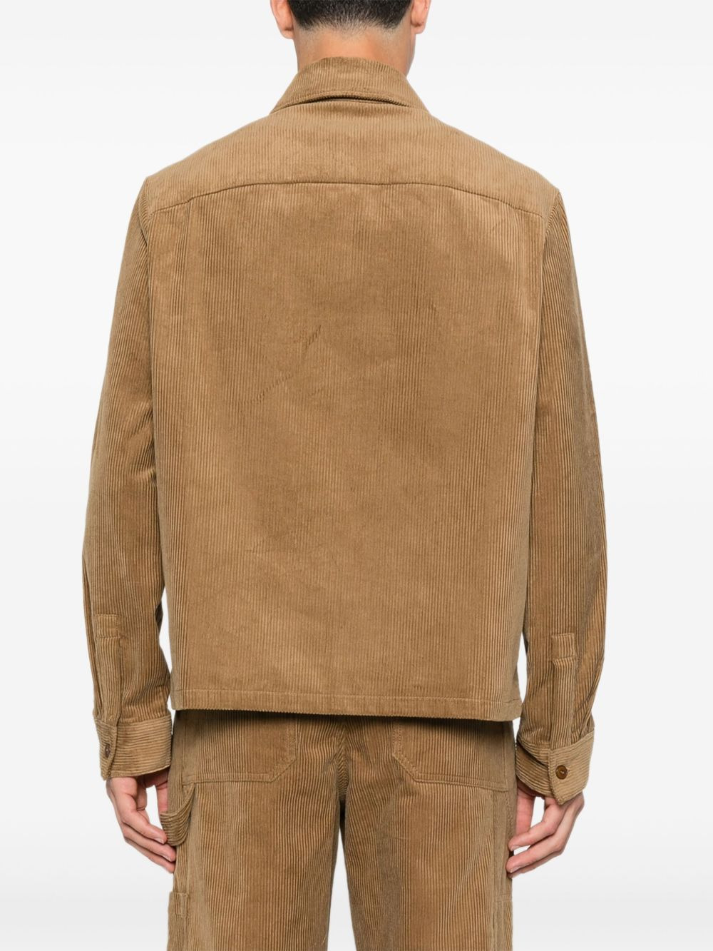 corduroy shirt jacket - 4
