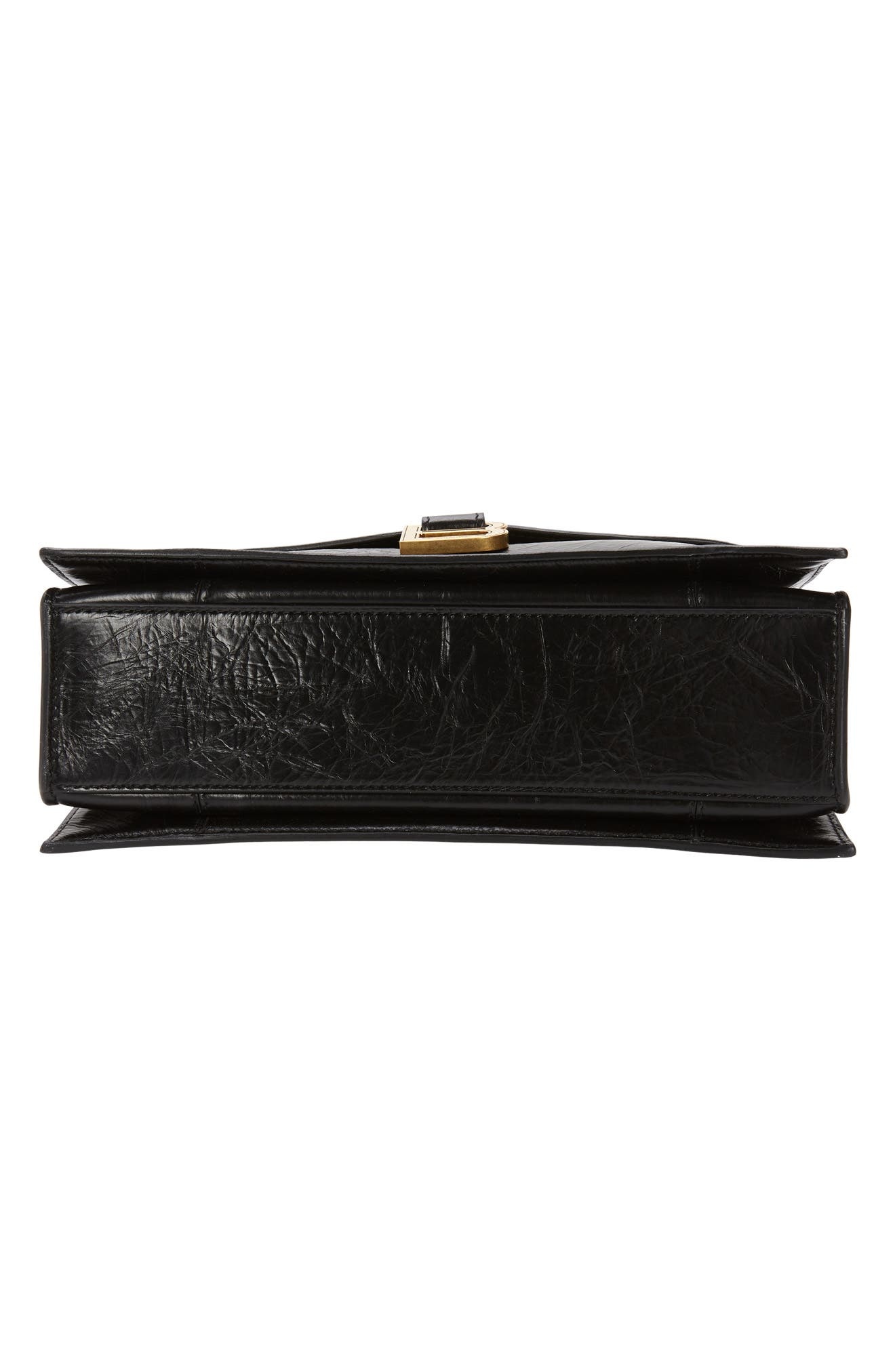 Crush Leather Shoulder Bag - 7
