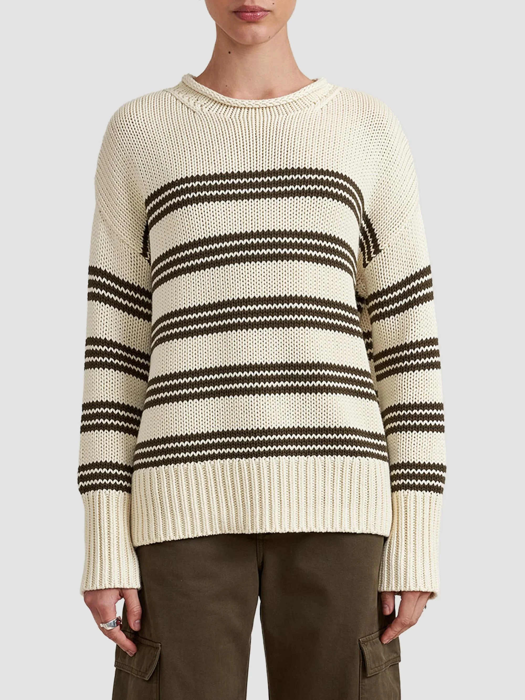Women's Marina Sweater - Bone Taupe - 1