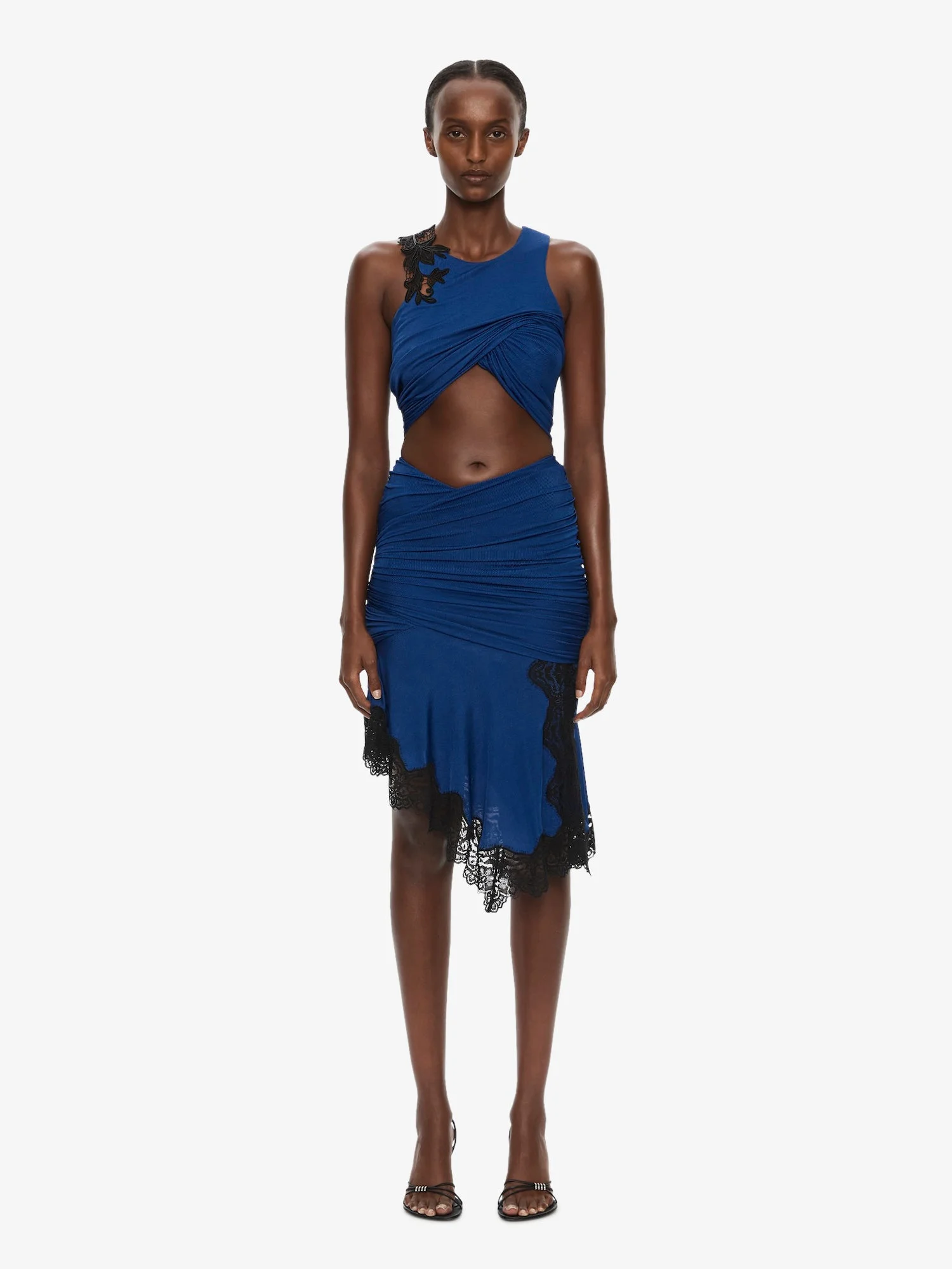 Incline Gathered Skirt - 1