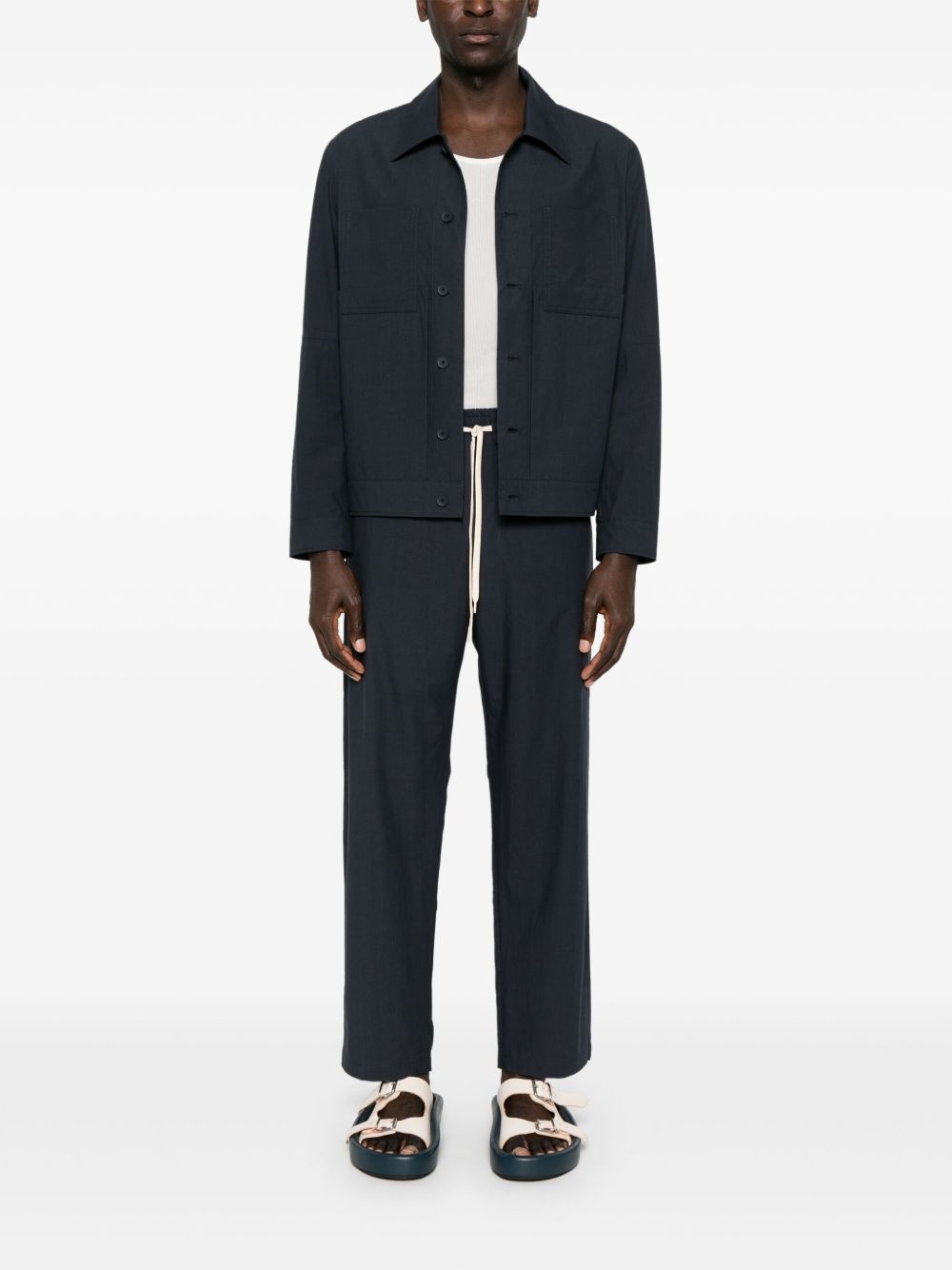 cotton shirt jacket - 2