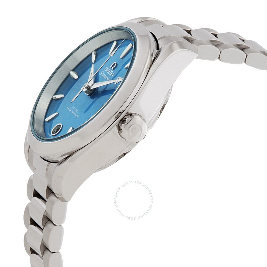 Omega Seamaster Aqua Terra Automatic Chronometer Blue Dial Ladies Watch 220.10.34.20.03.002 - 2