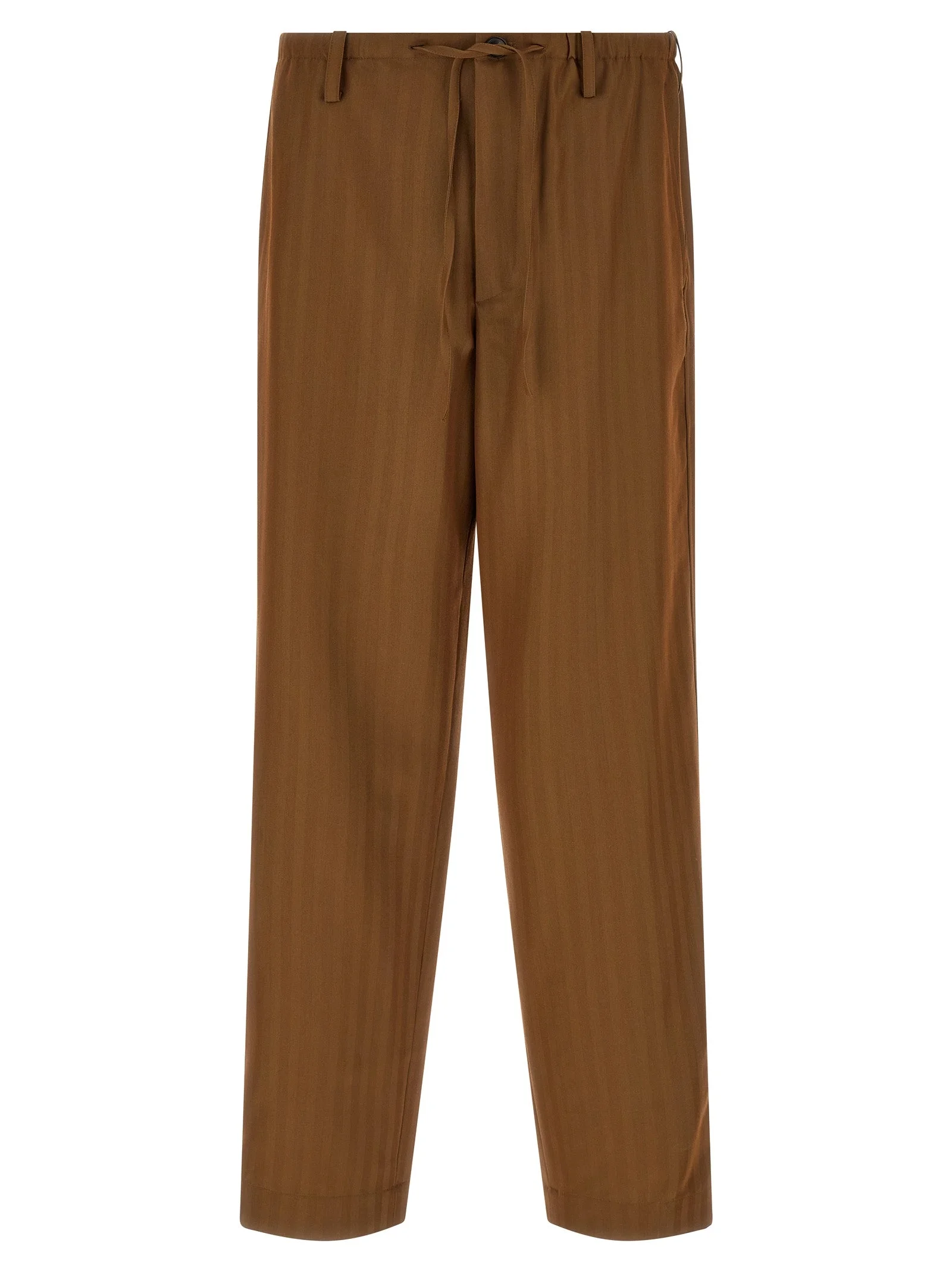 Penny Long Pants Brown Wool - 1