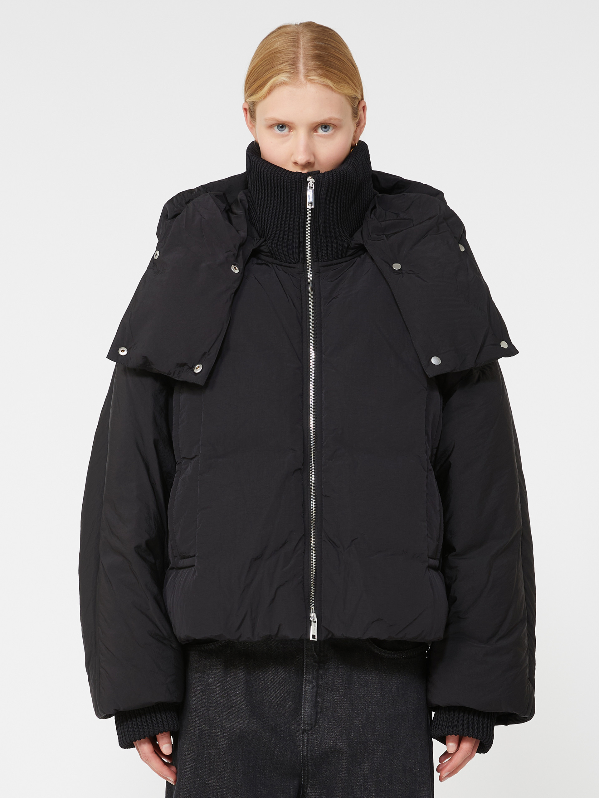 GLIZIA Water-repellent short down jacket - 3