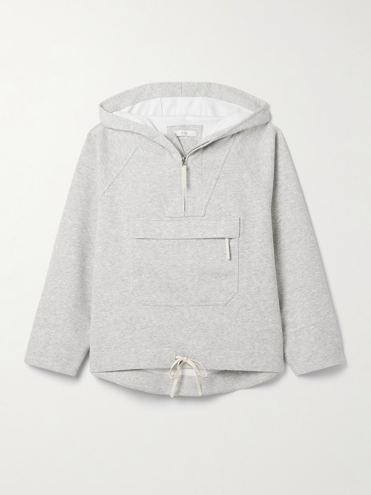 Cotton And Tencel-blend Jersey Hoodie - 1