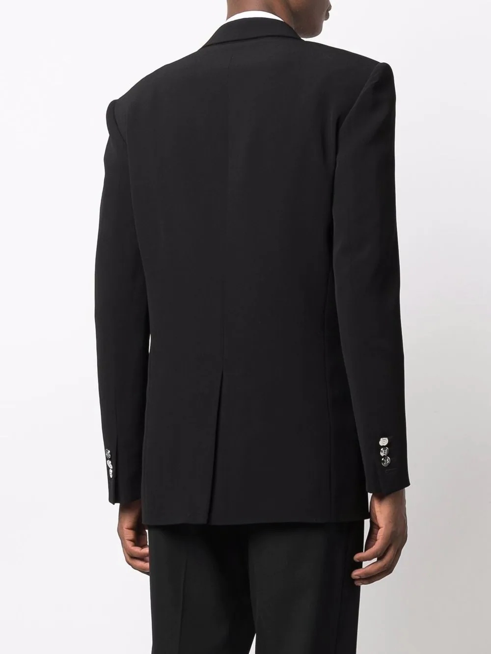 asymmetric double-lapel blazer - 4