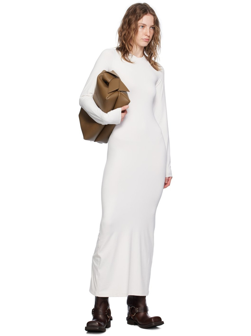 Acne Studios Off-White Crewneck Maxi Dress outlook