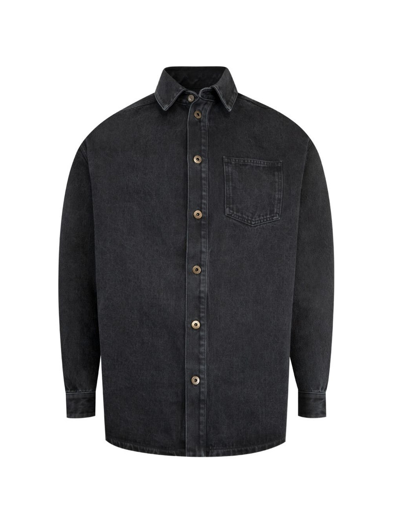 Anagram-embroidered overshirt 1