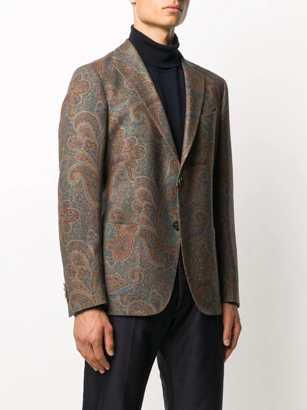 paisley blazer - 3