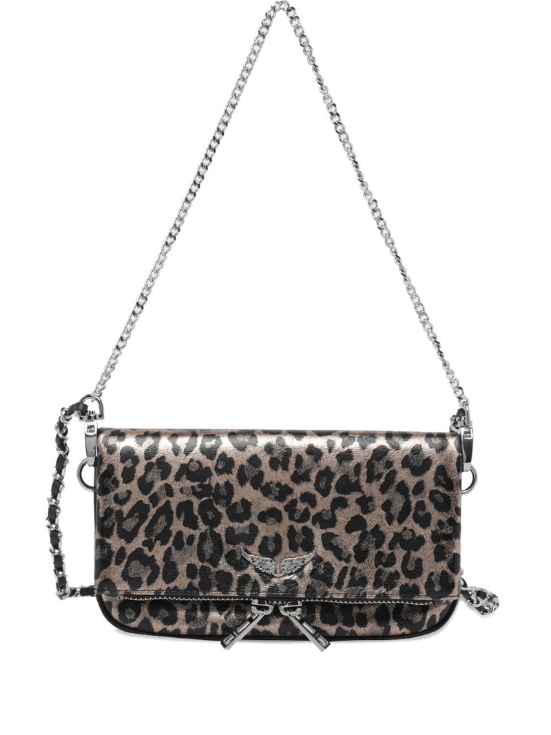 Nano Rock leopard-effect shoulder bag 1