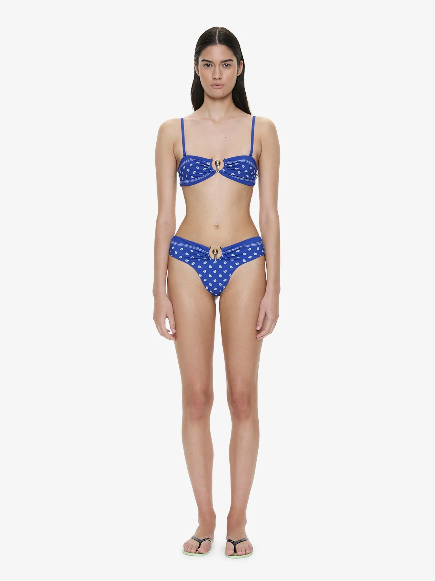 Bandana Ruched Orbit Brief - 1