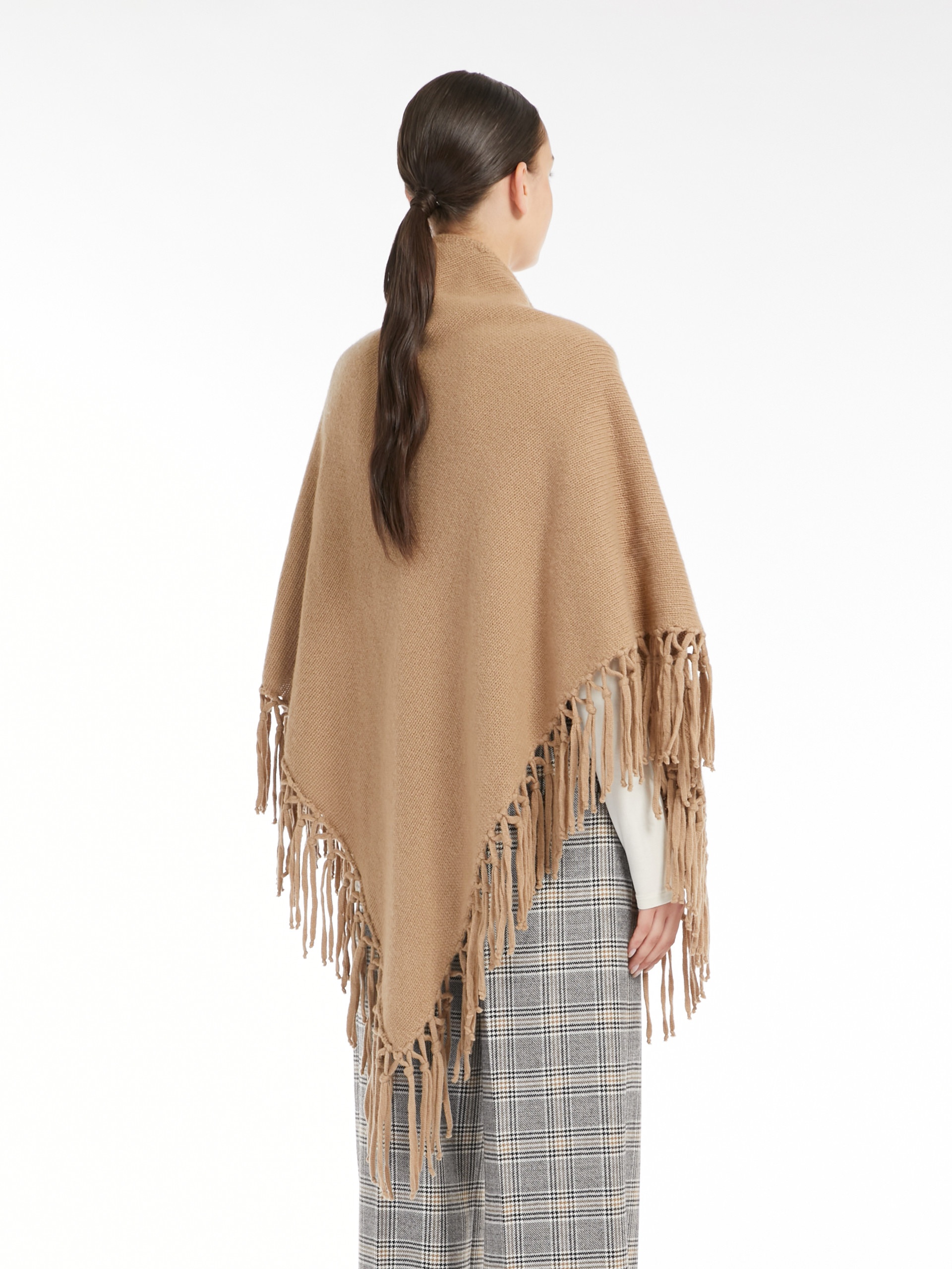 TORNADO Triangular wool shawl - 3
