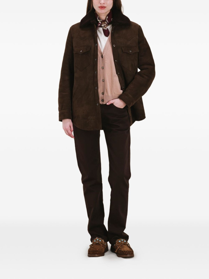 FORTELA Ranch shearling-collar jacket outlook