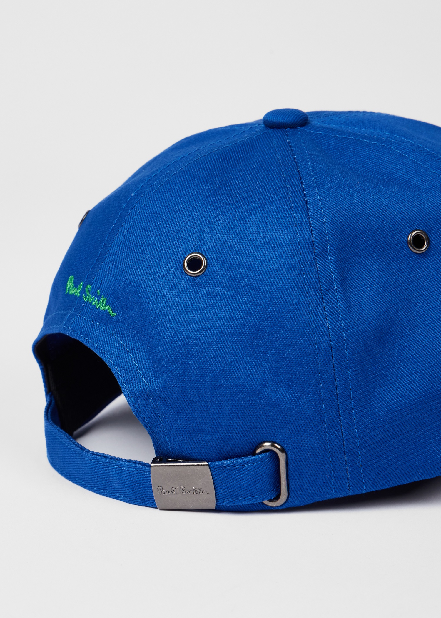 Blue 'Bar Paul' Embroidered Cap - 5