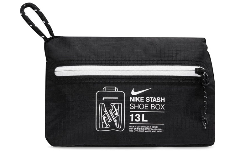 Nike Stash Shoe Bag Zip Picket 'Black' DB0192-010 - 5