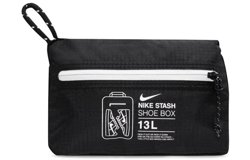 Nike Stash Shoe Bag Zip Picket 'Black' DB0192-010 5