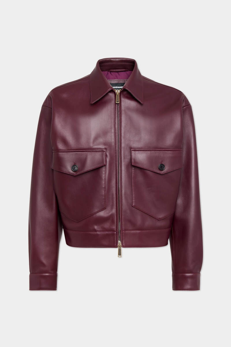 CHIC LEATHER BLOUSON 1