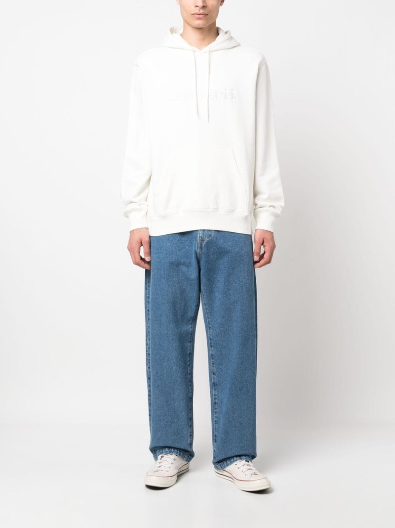 Carhartt logo-patch tapered jeans outlook