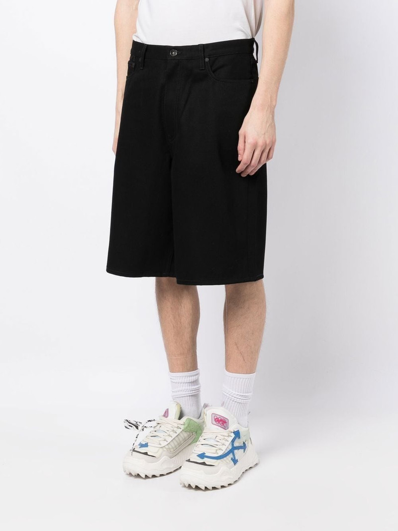 logo-print knee-length shorts 6