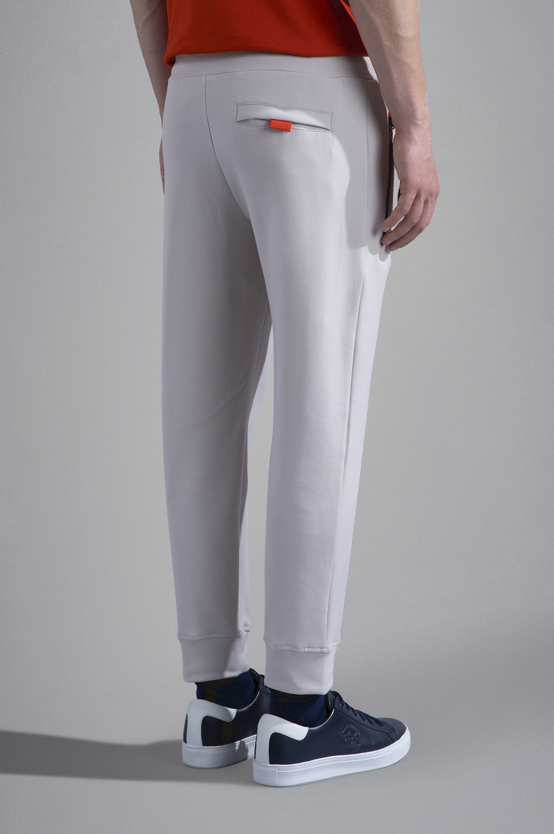 COTTON TRACKPANTS WITH CONTRASTING DETAILS - 3