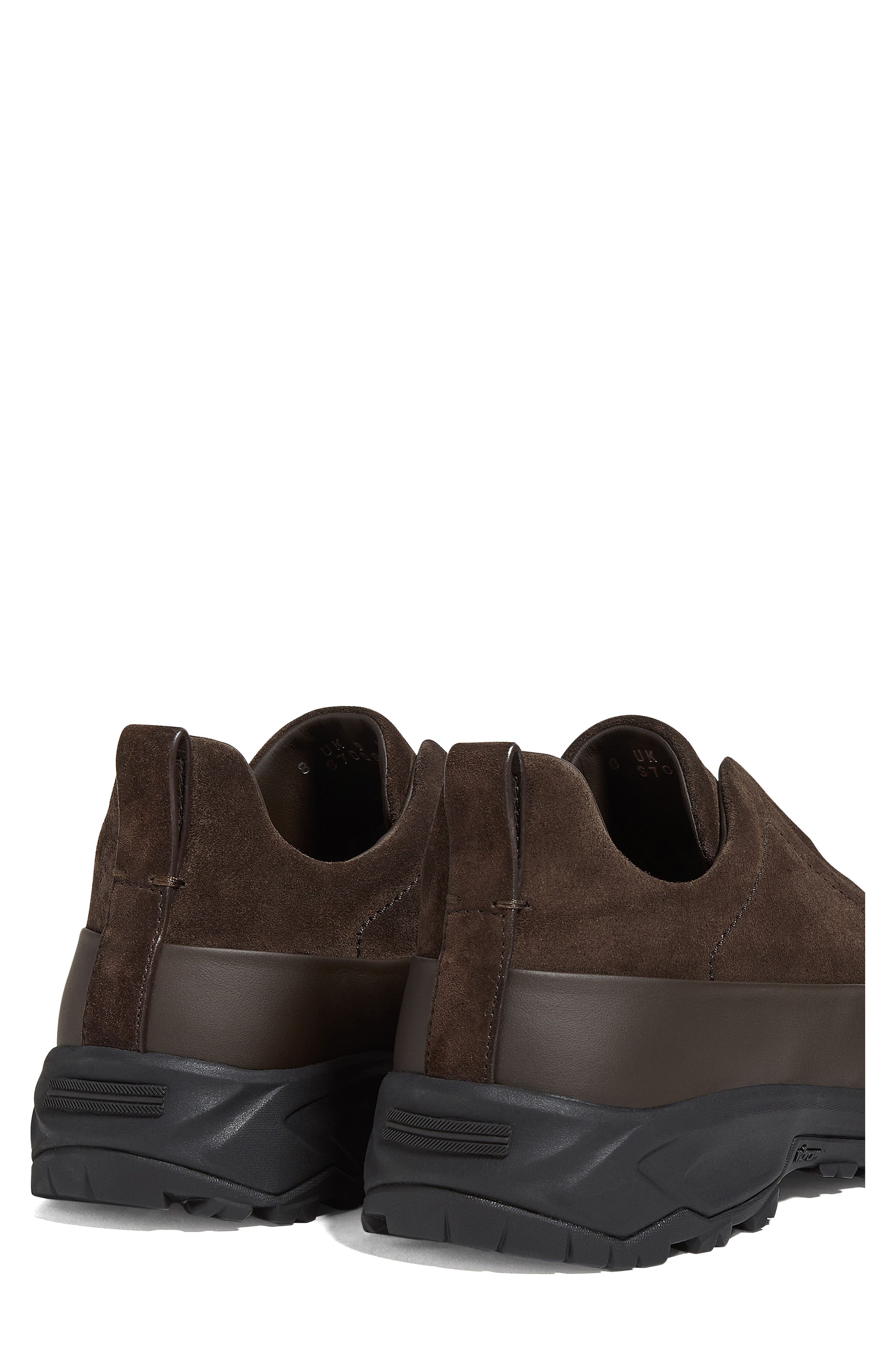 ZEGNA Triple Stitch™ Monte Sneaker in Dark Brown at Nordstrom - 2