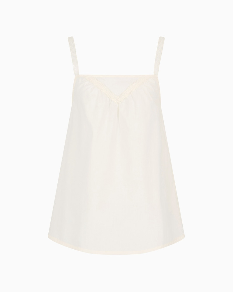 LOUNGEWEAR TOP WITH LOGO EMBROIDERY 1