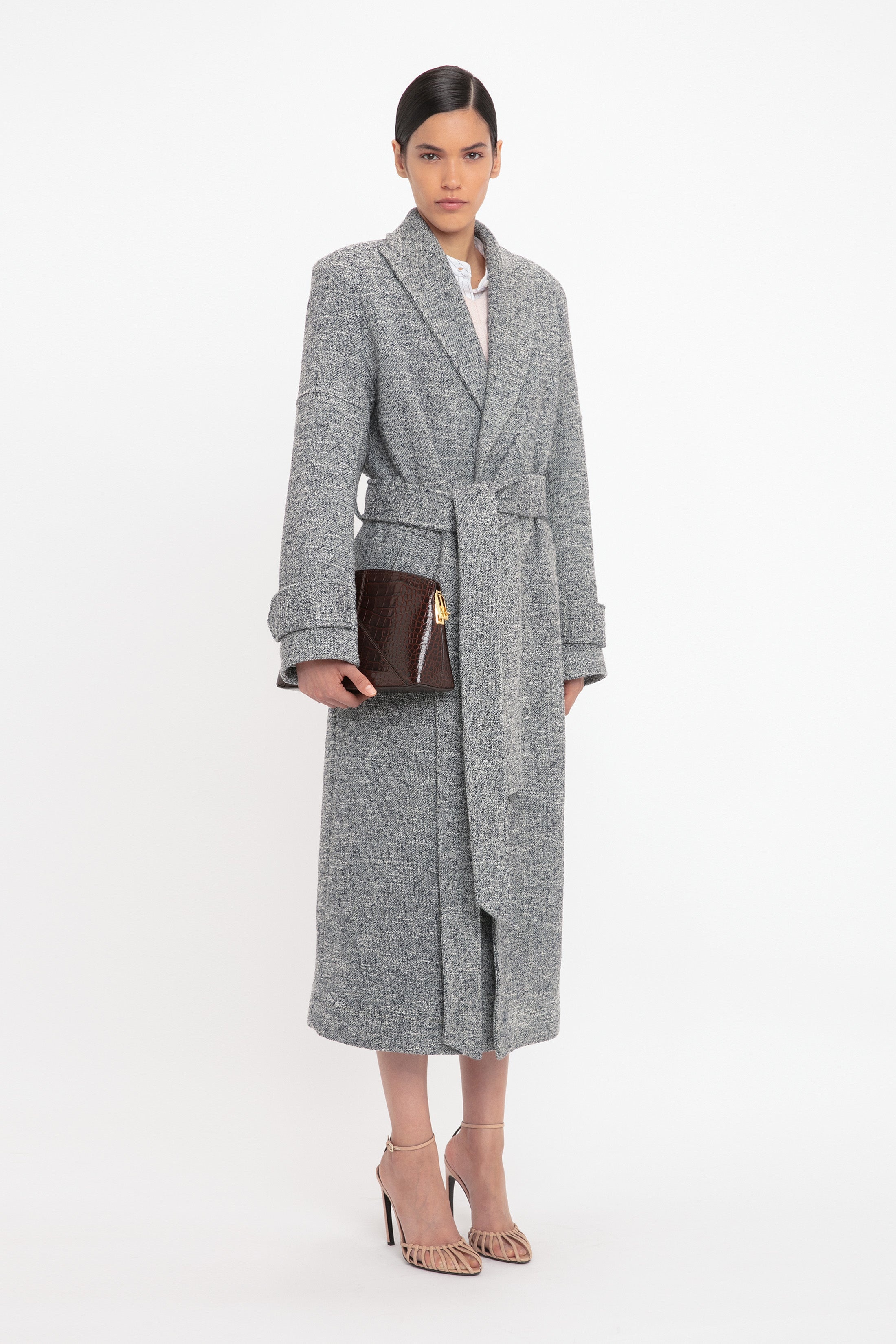 Raglan Sleeve Coat In Iceberg - 3