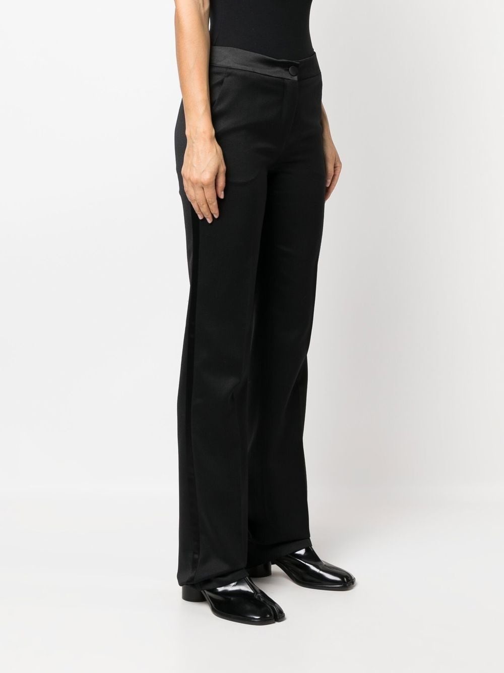 four-stitch tailored tuxedo trousers - 3